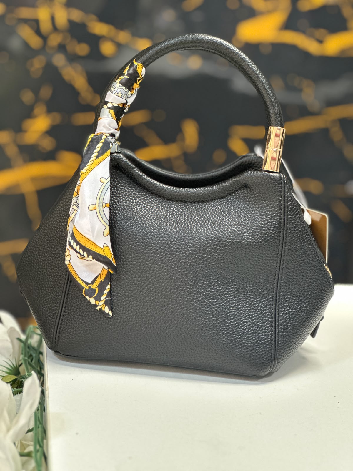 Geantă luxury piele neagră